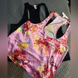 Victoria's Secret Pink and Yellow Floral Tank